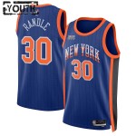 Maillot NBA New York Knicks Julius Randle Nike 2023-24 City Edition Bleu Swingman - Enfant
